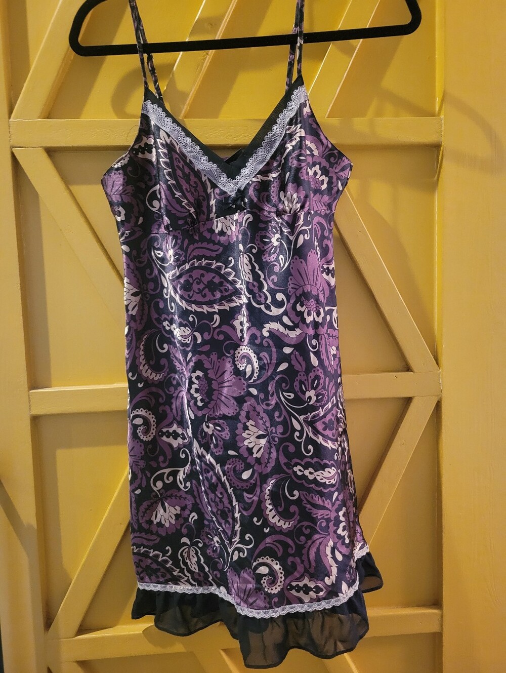 Apt 9 Paisley Chemise Slip Dress